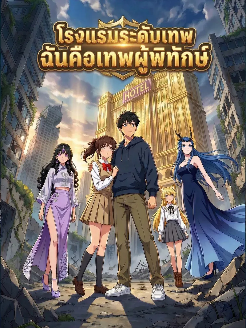หน้าปกโรงแรมระดับเทพ ฉันคือเทพผู้พิทักษ์