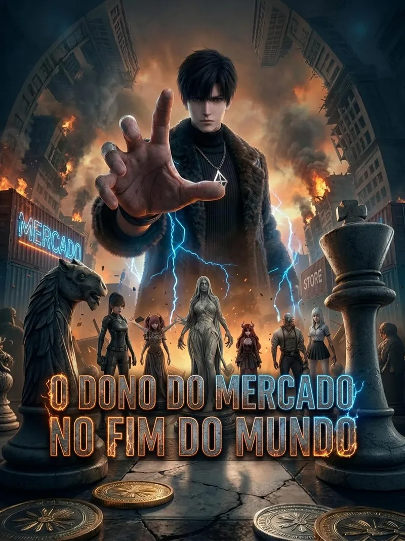 Capa de O Dono do Mercado no Fim do Mundo