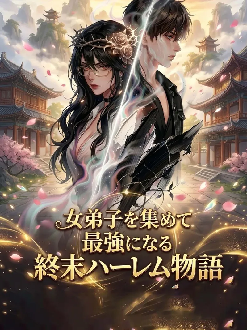 「女弟子を集めて最強になる終末ハーレム物語」のカバー画像
