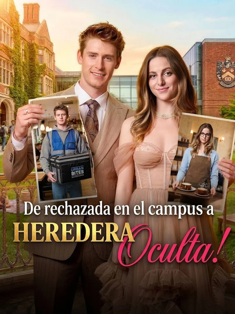 Portada de De rechazada en el campus a Heredera Oculta