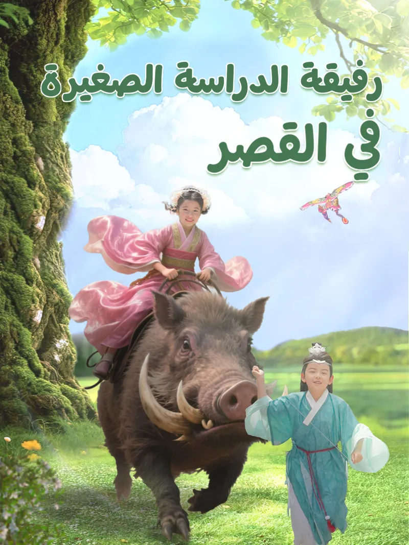 غلاف رفيقة الدراسة الصغيرة في القصر