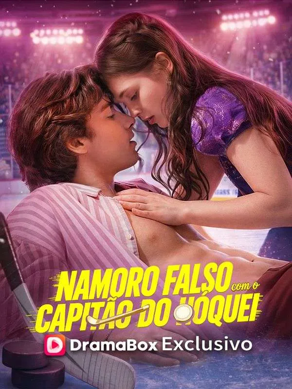Capa de Namoro Falso com o Capitão do Hóquei
