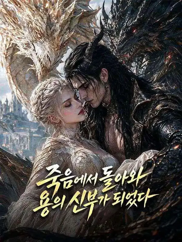 죽음에서 돌아와 용의 신부가 되었다 표지