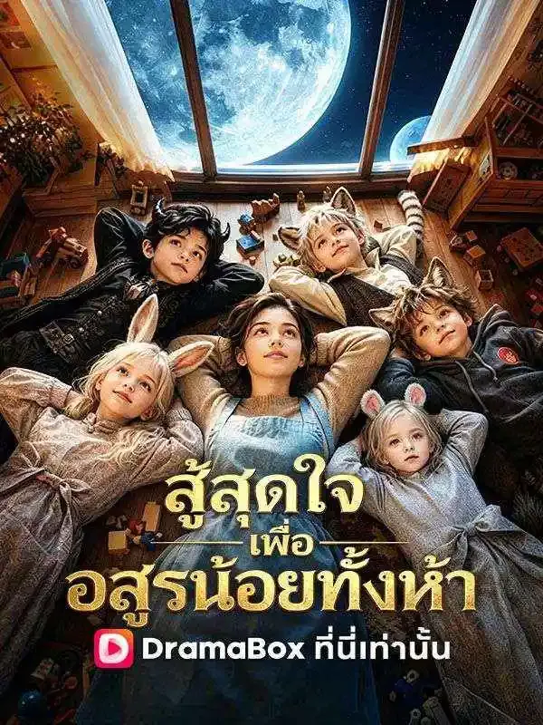 หน้าปกสู้สุดใจเพื่ออสูรน้อยทั้งห้า(พากย์ไทย)