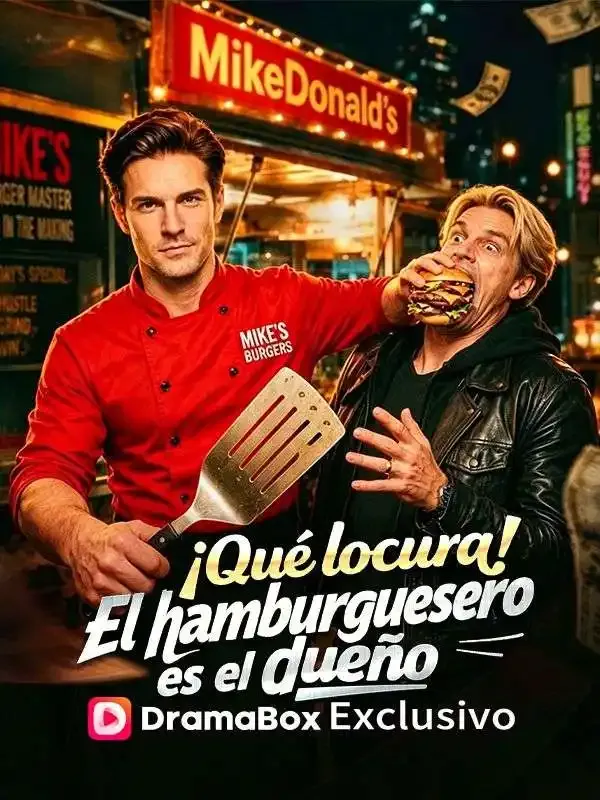 Portada de ¡Qué locura! El hamburguesero es el dueño (Doblado)