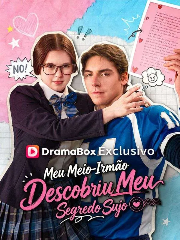 Capa de Meu Meio-Irmão Descobriu Meu Segredo Sujo (Dublado)