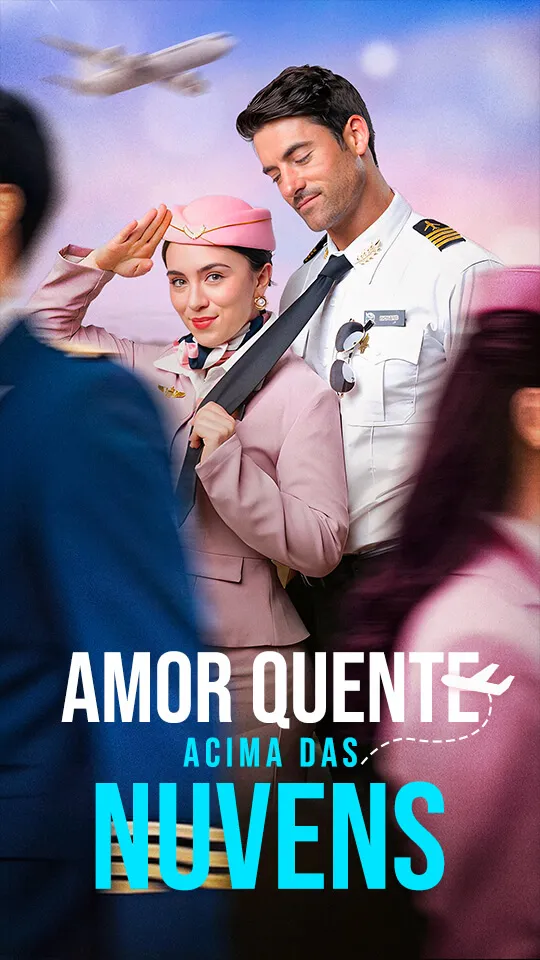 Capa de Amor Quente Acima das Nuvens