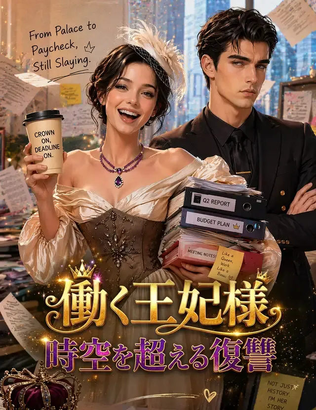 「働く王妃様~時空を超える復讐~」のカバー画像