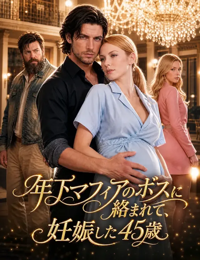 「年下マフィアのボスに絡まれて、妊娠した45歳」のカバー画像