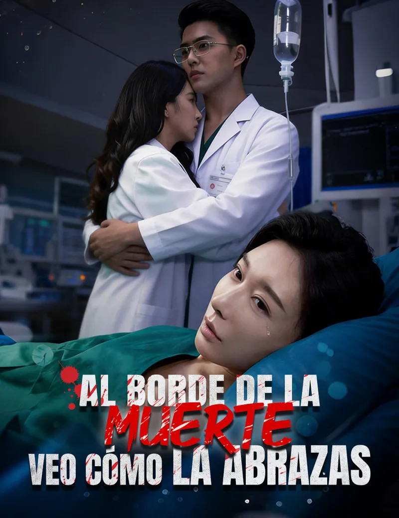 Portada de Al borde de la muerte, veo cómo la abrazas