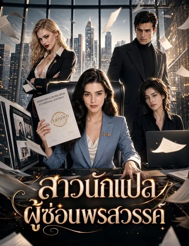 หน้าปกสาวนักแปลผู้ซ่อนพรสวรรค์