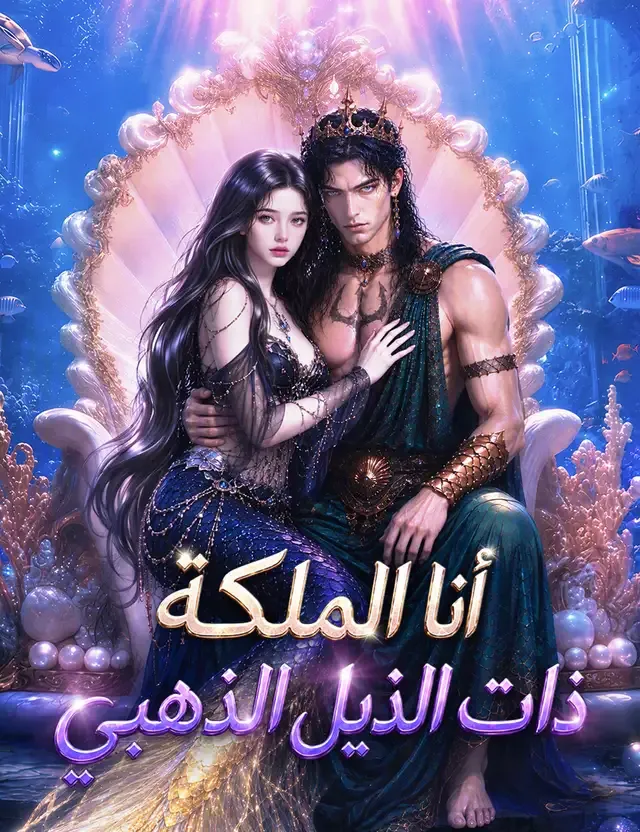غلاف أنا الملكة ذات الذيل الذهبي