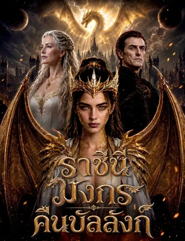 หน้าปกราชินีมังกรคืนบัลลังก์