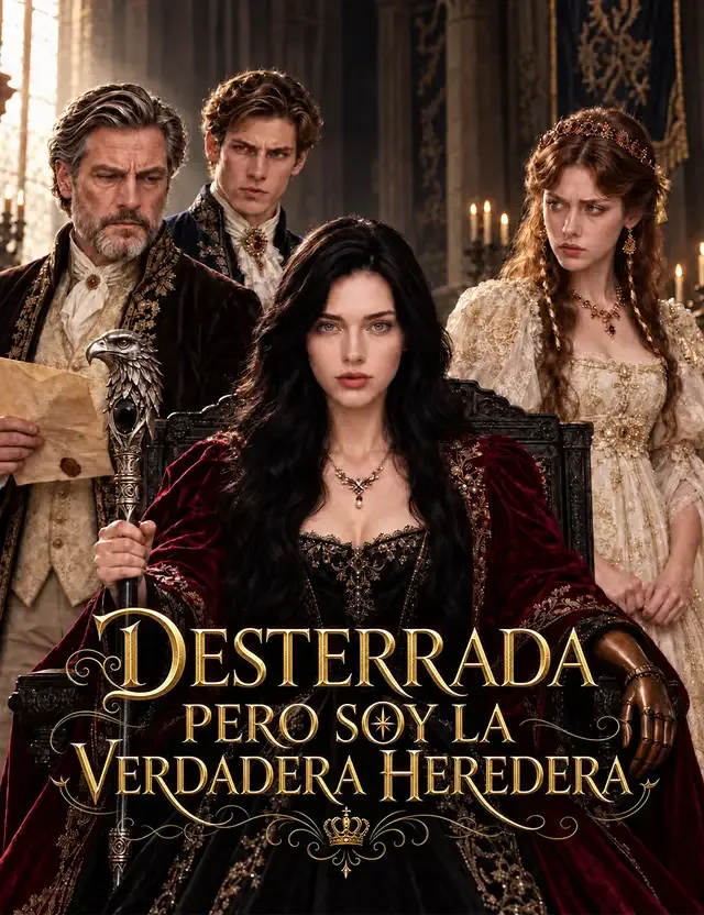 Portada de Desterrada, pero soy la verdadera heredera