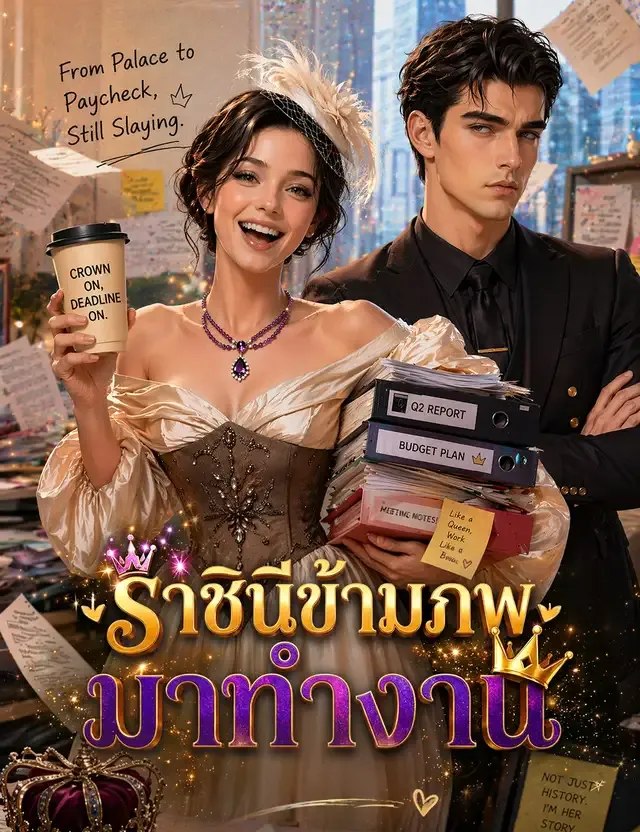 หน้าปกราชินีข้ามภพมาทำงาน