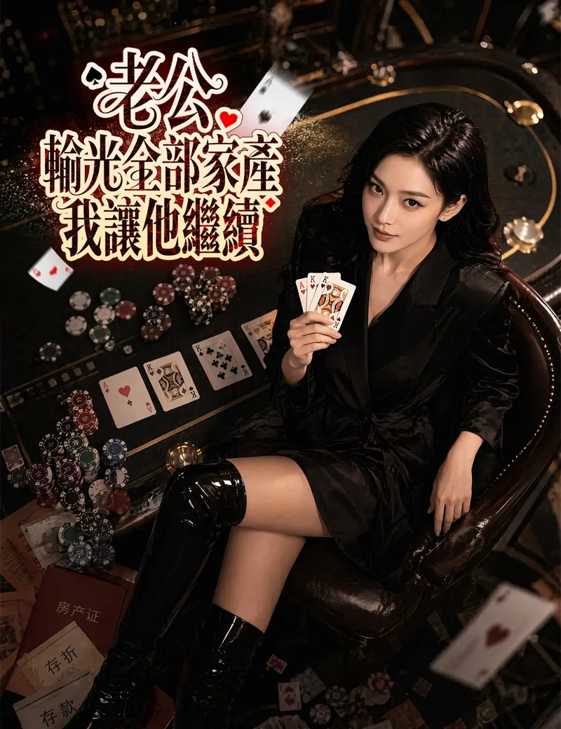 《老公輸光全部家產，我讓他繼續》封面