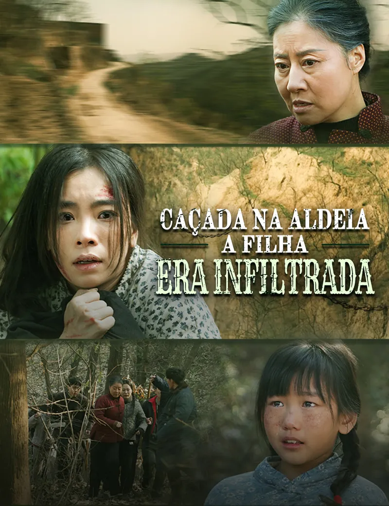Capa de Caçada na Aldeia, A Filha Era Infiltrada.