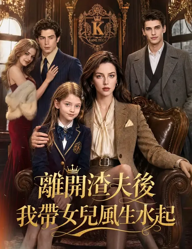《離開渣夫後，我帶女兒風生水起》封面