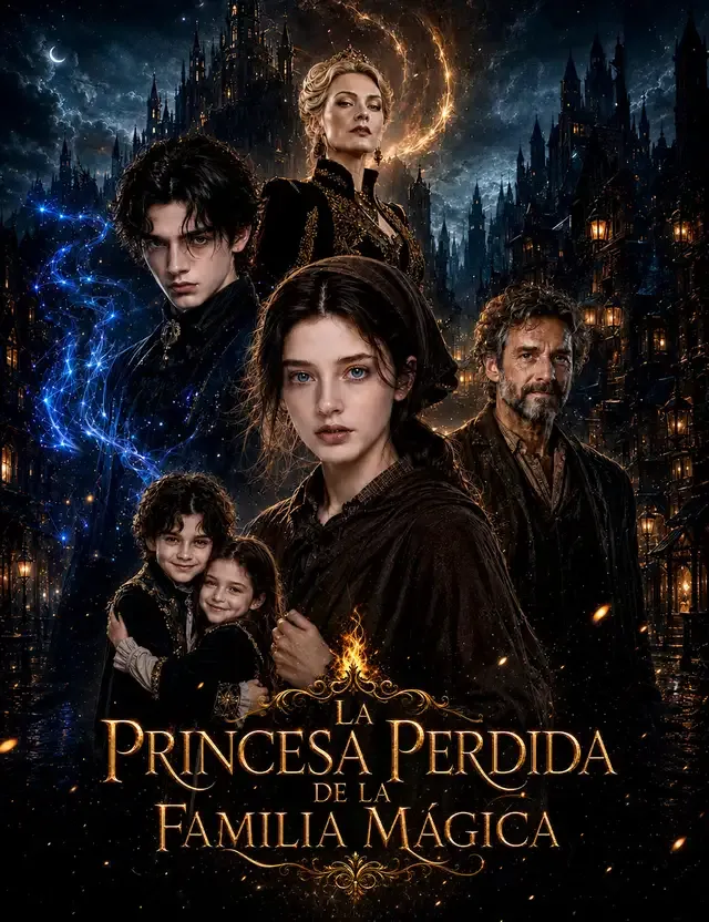 Portada de La princesa perdida de la familia mágica