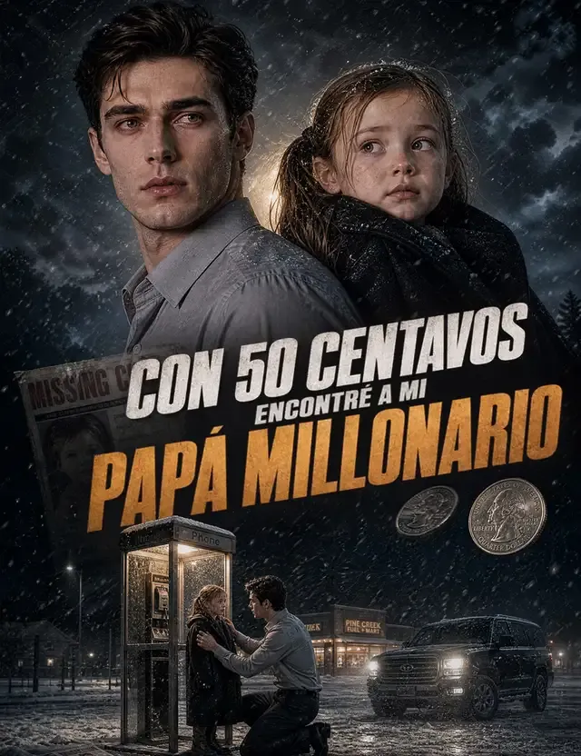 Portada de Con 50 centavos encontré a mi papá millonario(Doblado)
