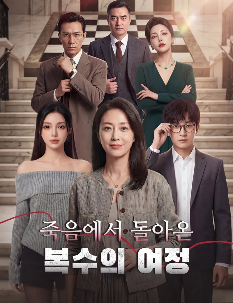 죽음에서 돌아온 복수의 여정 표지