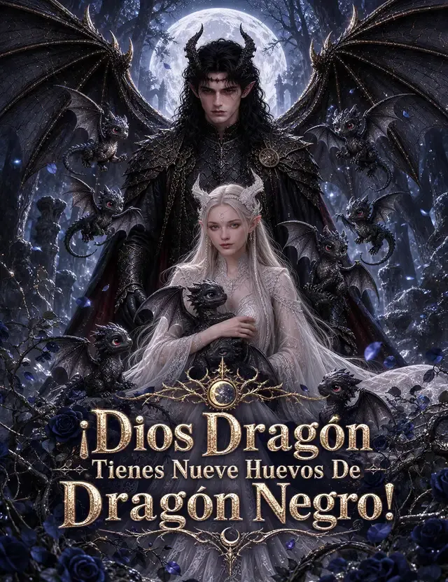 Portada de ¡Dios Dragón, tienes nueve huevos de dragón negro!