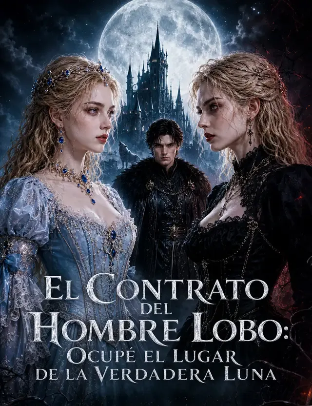 Portada de El contrato del hombre lobo: ocupé el lugar de la verdadera Luna