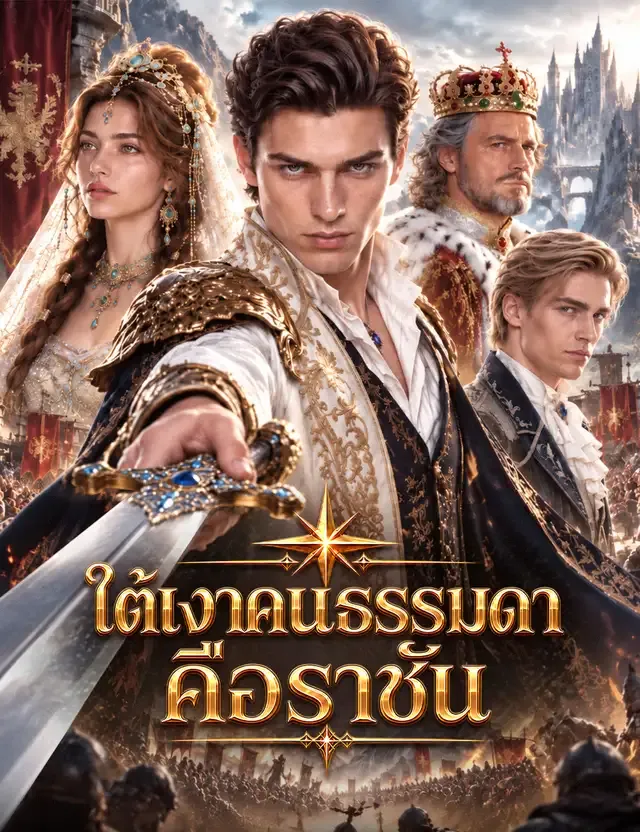 หน้าปกใต้เงาคนธรรมดา คือราชัน