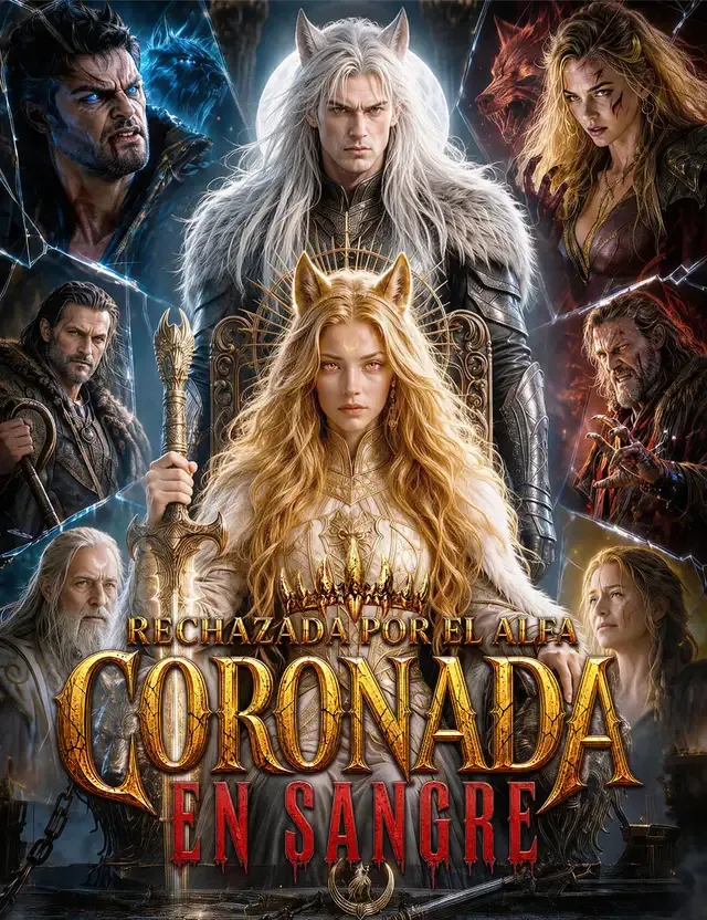 Portada de Rechazada por el alfa, coronada en sangre
