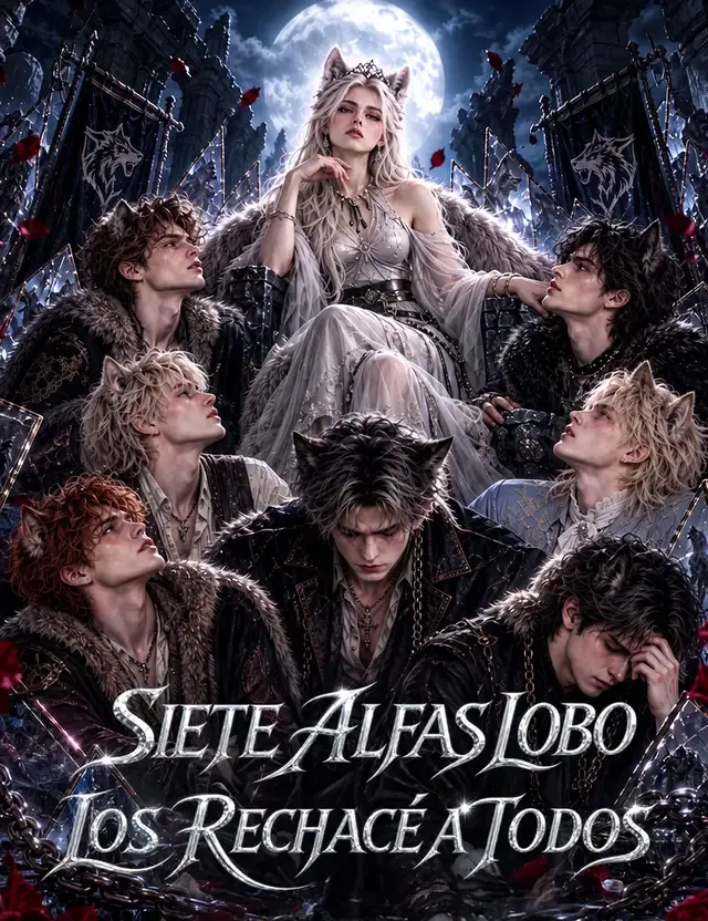 Portada de Siete Alfas lobo, los rechacé a todos