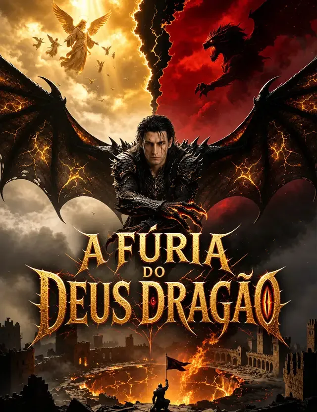 Capa de A Fúria do Deus Dragão