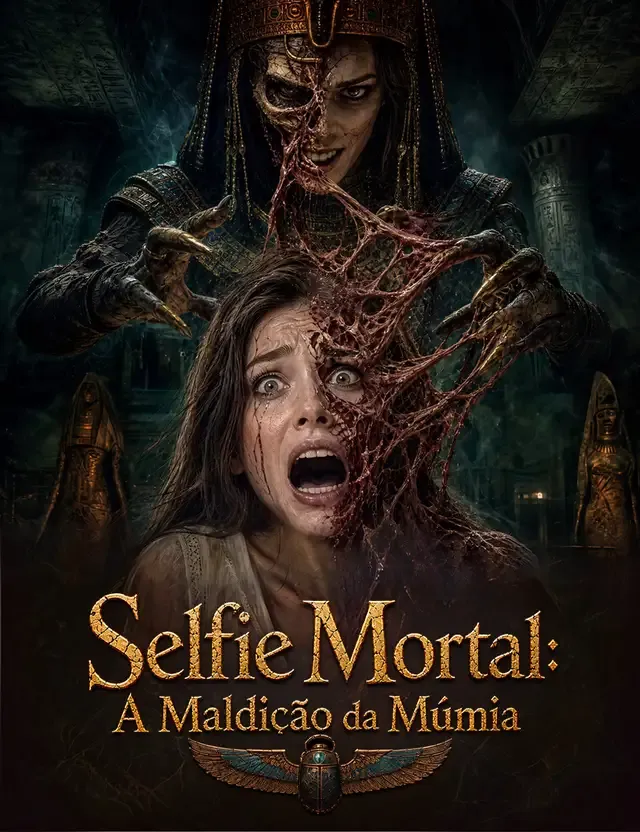 Capa de Selfie Mortal: A Maldição da Múmia [dublado]