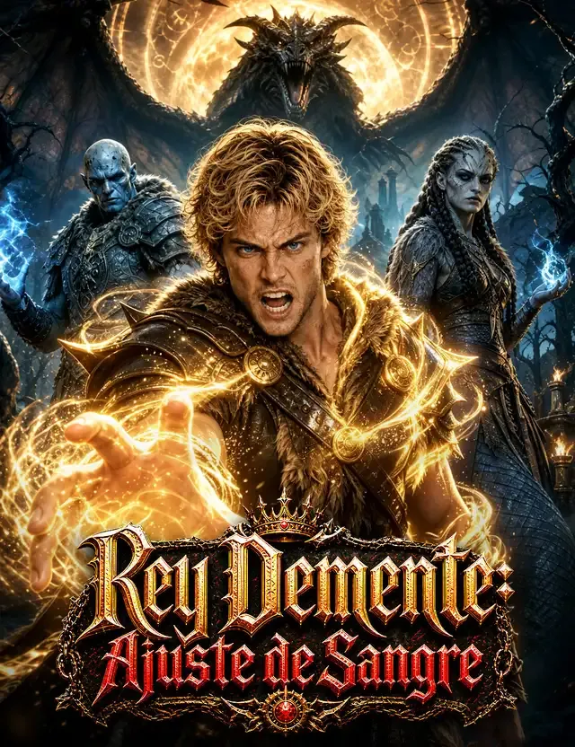 Portada de Rey demente: ajuste de sangre(Doblado)