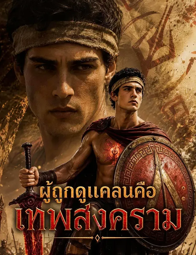 หน้าปกผู้ถูกดูแคลนคือเทพสงคราม