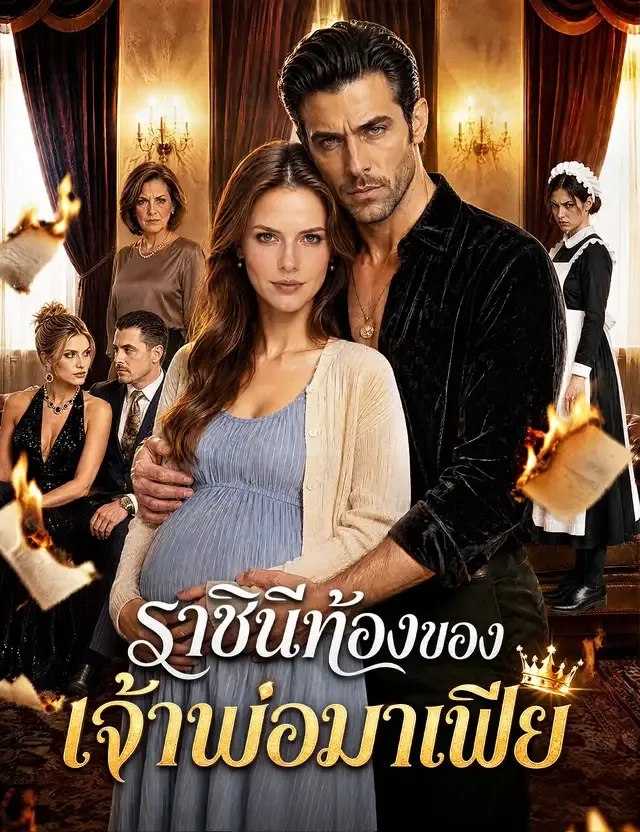 หน้าปกราชินีท้องของเจ้าพ่อมาเฟีย（ฉบับพากย์ ）
