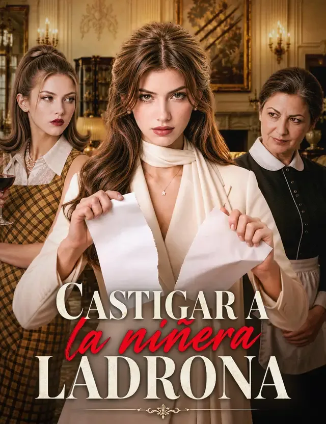 Portada de Castigar a la niñera ladrona(Doblado)