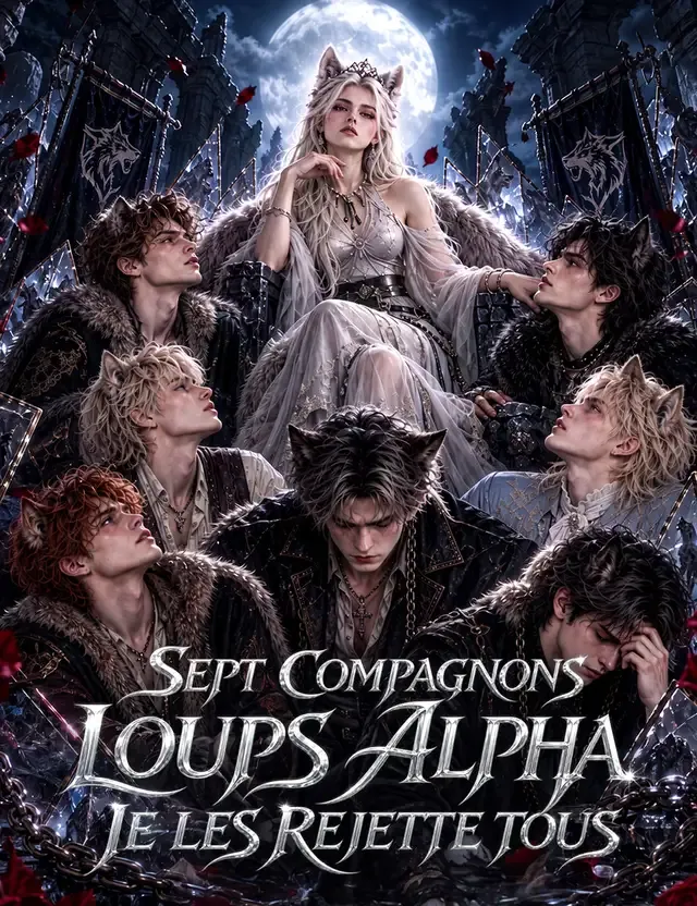 Couverture de Sept compagnons loups alpha, je les rejette tous