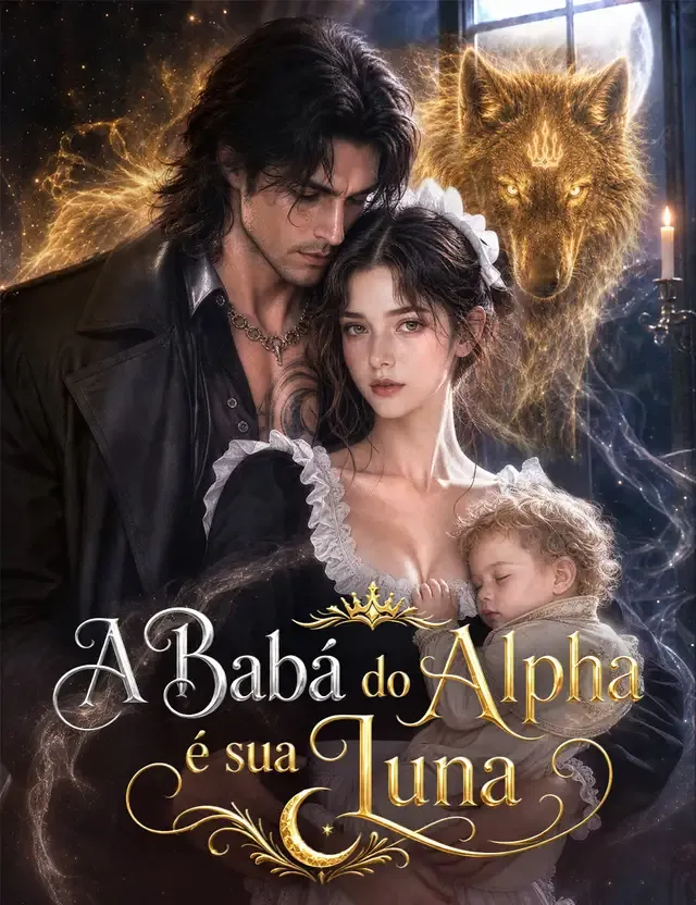 Capa de A Babá do Alpha é sua Luna
