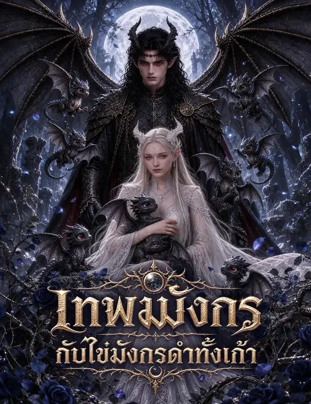 หน้าปกเทพมังกรกับไข่มังกรดำทั้งเก้า