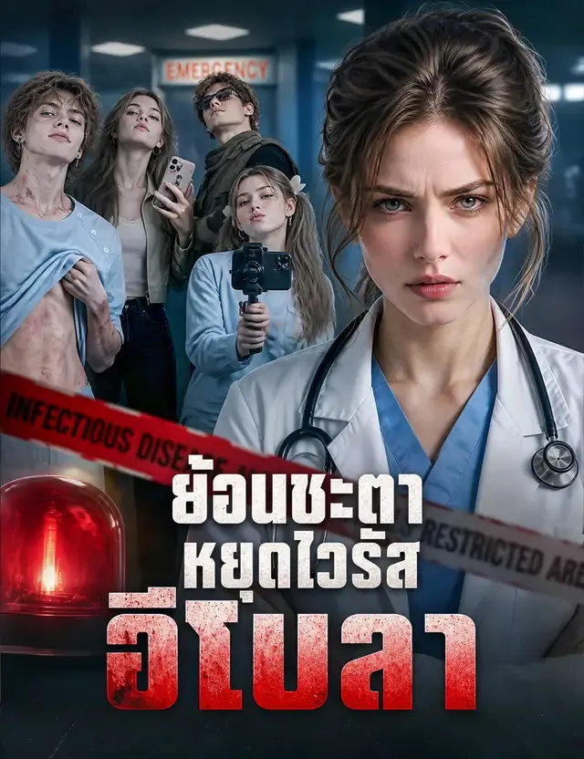 หน้าปกย้อนชะตา หยุดไวรัสอีโบลา（ฉบับพากย์ ）