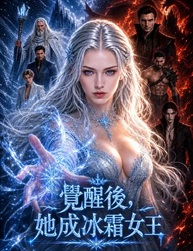 《覺醒後，她成冰霜女王》封面