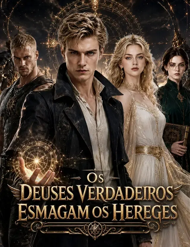 Capa de Os Deuses Verdadeiros Esmagam os Hereges