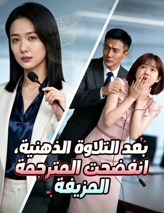 غلاف بعد التلاوة الذهنية، انفضحت المترجمة المزيفة (دبلجة)