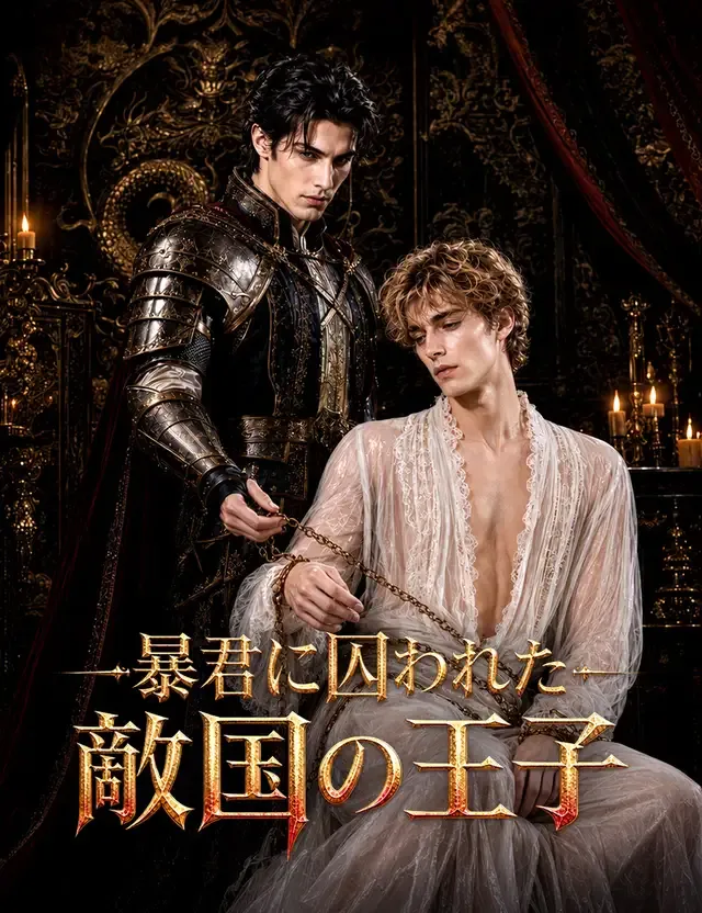 「暴君に囚われた敵国の王子」のカバー画像