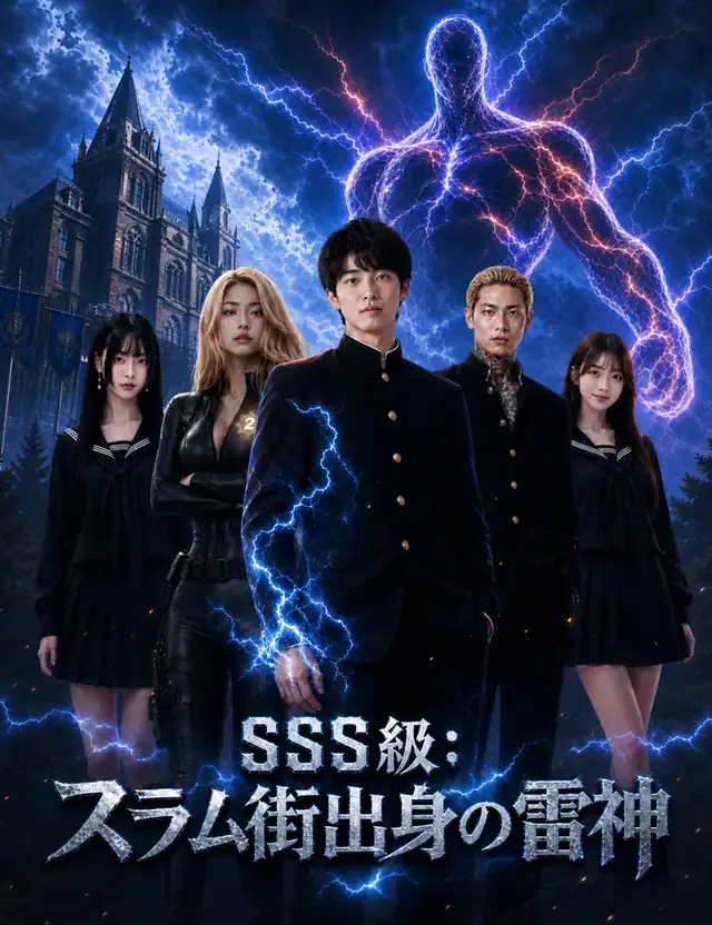 「SSS級：スラム街出身の雷神」のカバー画像