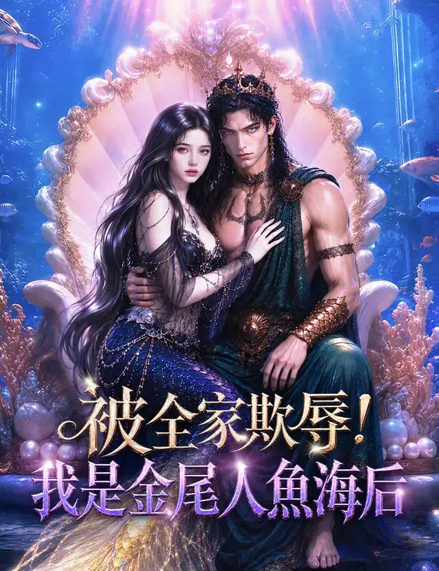 《被全家欺辱！我是金尾人魚海后》封面