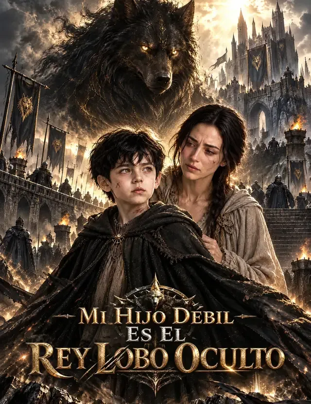 Portada de Mi hijo débil es el Rey Lobo oculto(Doblado)