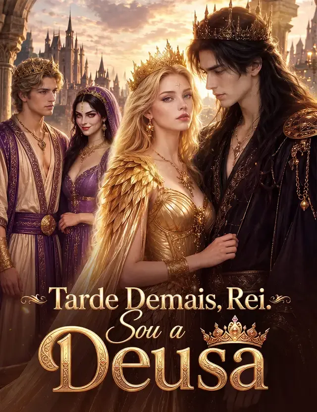 Capa de Tarde Demais, Rei. Sou a Deusa.  [dublado]