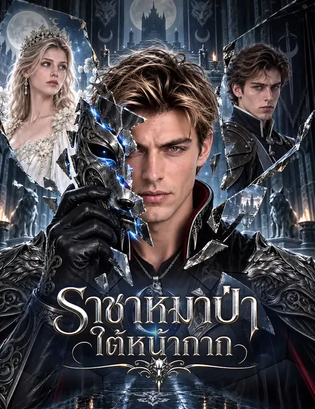 หน้าปกราชาหมาป่าใต้หน้ากาก