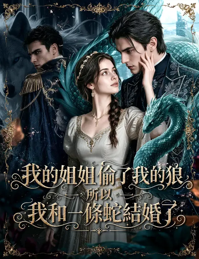 《我的姐姐偷了我的狼，所以我和一條蛇結婚了》封面